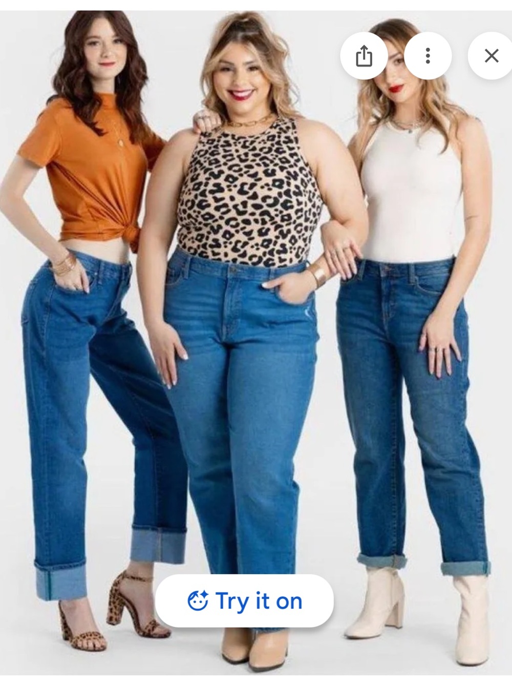 Lularoe women's 90's Relaxed Denim Jeans Blue SZ 30 Stretchy gold stitching NWT
